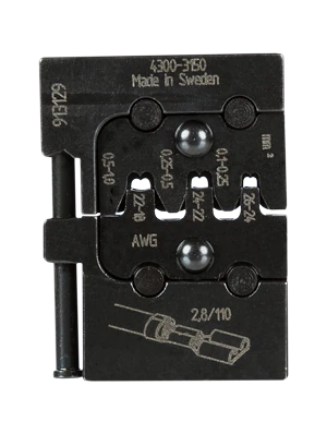 Mobile die set/4300-3150/AAA — Mobile die set/4300-3150/AAA 开筒式端子压接钳