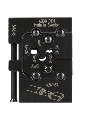 Mobile die set/4300-3151/AAA — Mobile die set/4300-3151/AAA 开筒式端子压接钳