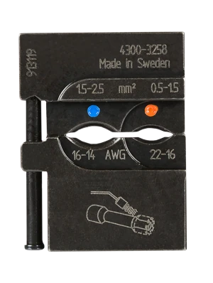 Mobile die set/4300-3258/AAA — Mobile die set/4300-3258/AAA 绝缘端子压接钳